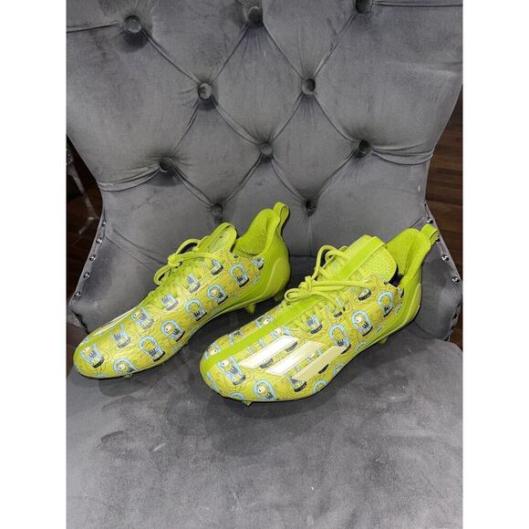 Adidas Adizero 12.0 Simpsons Men’s 11 Treehouse of Horror Football Cleats GW1786 - Picture 2 of 5